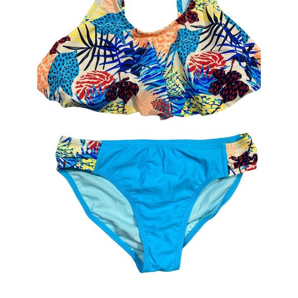 Wonder Nation Girls 2pc bikini Sz 10/12 - Picture 4 of 6